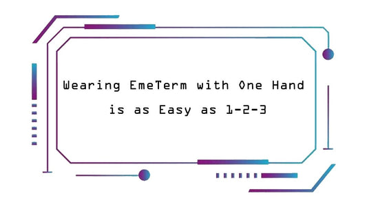 Wearing EmeTerm with One Hand is as Easy as 1-2-3 - EmeTerm Official Store
