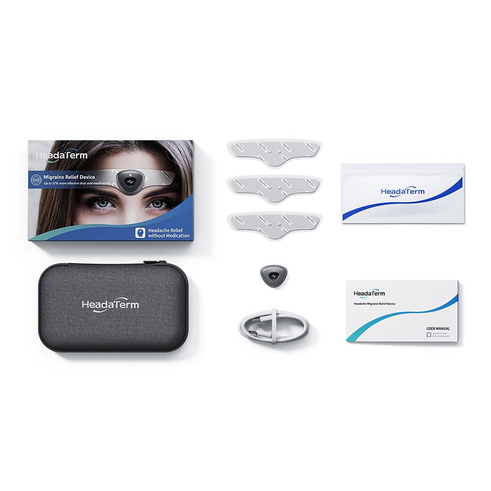 HeadaTerm 2 Migraine Headache Relief Device - EmeTerm Official Store