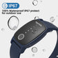 EmeTerm Explore Navy Blue Anti - Nausea Wristband IP67 Waterproof Morning Motion Travel Sickness Vomit Relief Rechargeable Classic Strap Design No Gel Drug Free Without Side Effects - EmeTerm Official Store
