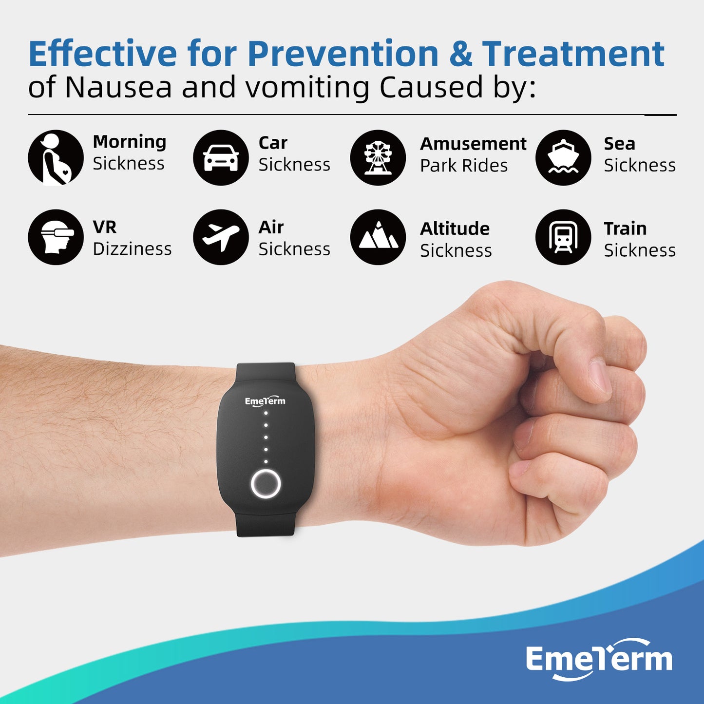 EmeTerm® Fashion Anti-nausea&vomiting WristBand